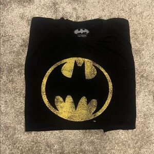 DC Comics Black and Yellow Batman Logo Tee